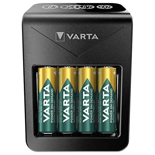 VARTA Power on | Demand Plug Charger | Ladegerät für Akkus AA/AAA/9V