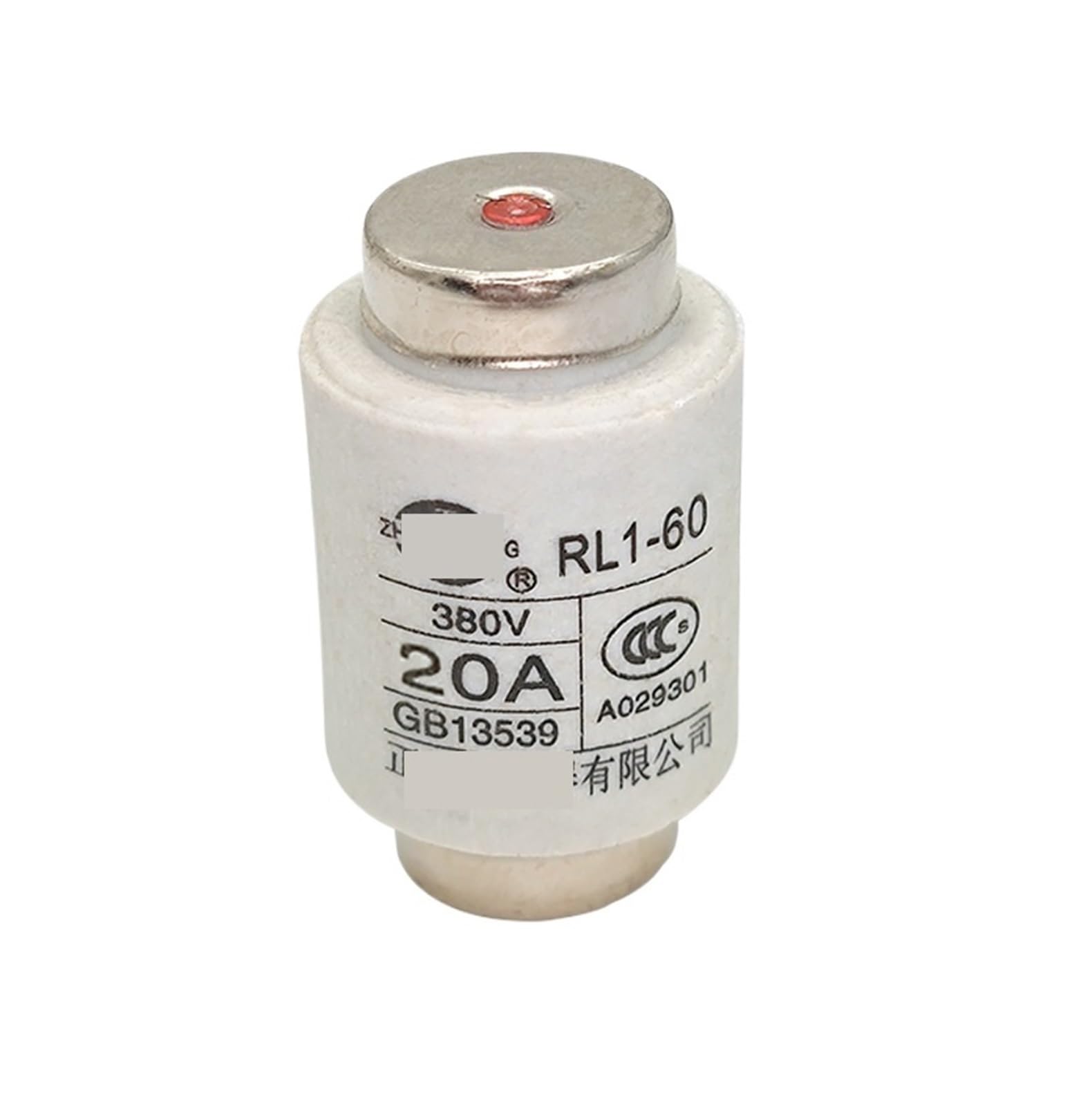 NVSFZGIYG RL1-60 Spiral Fuse 380V-20A 25A 30A 35A 40A 50A 60A Tube(20A)
