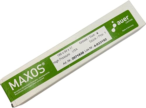 High Pressure Transparent Flat Gauge Glass | Schott Maxos Type-A High Pressure Gage Glass (#4 (190mm x 34mm x 17mm))
