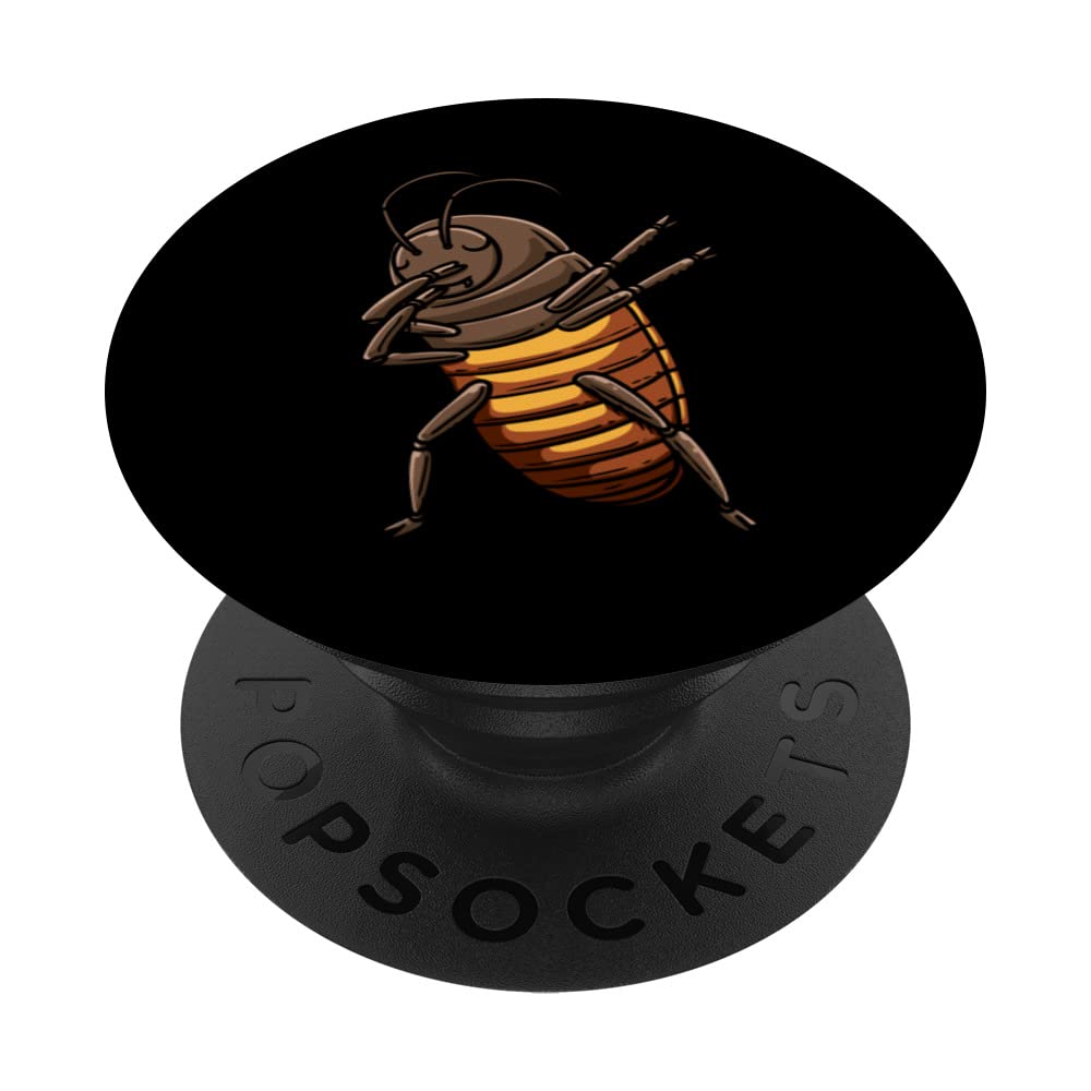 Dabbing Madagascar Hissing Cockroach PopSockets Swappable PopGrip
