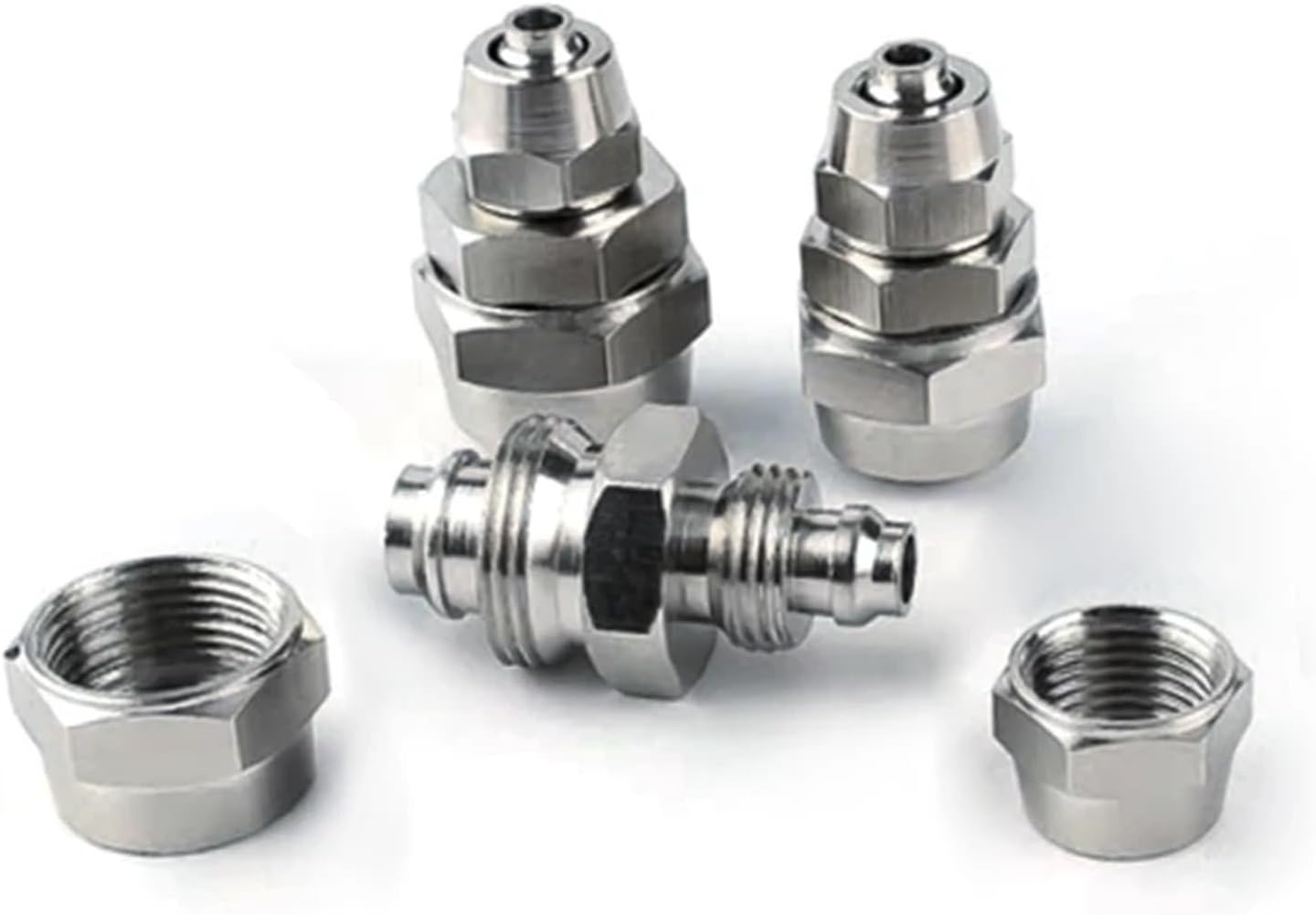 Lock Nut Straight Type PU PG 4MM-16MM Push In Fittings Pneumatic For Air Pipe Connector 1Pcs(12MM to 16MM)