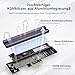 ELUTENG M.2 NVMe zu PCIe 4.0 X1 Adapter Karte, Aluminium-Kühlkörper-Lösung, M.2 SSD PCI Express NVMe Adapter Erweiterungskarte für PCIe 4.0/3.0 X1/X4/X8/X16 und 2230 2242 2260 2280 SSD