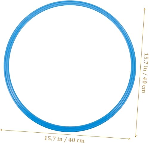 Miniatura 6 de Yardwe 30 anillos de agilidad para entrenamiento de baloncesto, escalera, equipo de baloncesto, año nuevo chino, flores, anillos de fútbol, postes