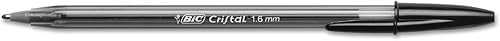 Miniatura 2 de BIC MSB11BK Cristal Xtra Bold - Bolígrafo de punta redonda, tinta negra, 0.063 in, audaz, docena