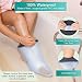 Cubierta de pie impermeable para adultos, resistentes al agua, para duchas, vendaje...