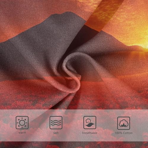 GuoChe Toddler Underwear Boys Cotton Red Lily Sunset Landscape in Sizes 2T,3T, 4T, 5T, 6Y and 8Y3