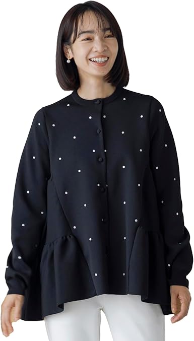 Amazon | [ソーノ] カーディガン 3Dバックティアードニット