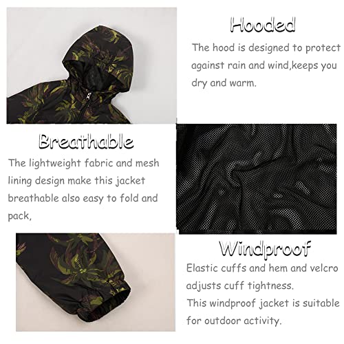 Image of SNOW DREAMS Boys Waterproof Rain Jacket Windbreaker Lightweight Coat Kids Raincoat Outerwear
