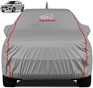 FABTEC Waterproof Premium Car Cover for Maruti Dzire (2017-2024) Super Waterproof Car Body Cover Heavy Duty Durable PEVA G... Price In India