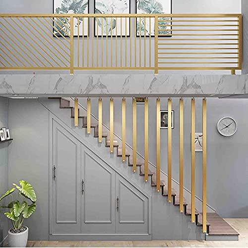 Garde-corps d'escalier d'intérieur en fer forgé gold 1ft-4ft
