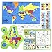 Imagimake Mapology USA & World Map Puzzle with Flags, Capitals, Stickers | Educational Toys for Ages 5-7 | Jigsaw Puzzles for Kids Ages 8-10 | Geography Toys for Age 8-13 | 6 Year Old Boy & Girl Gifts