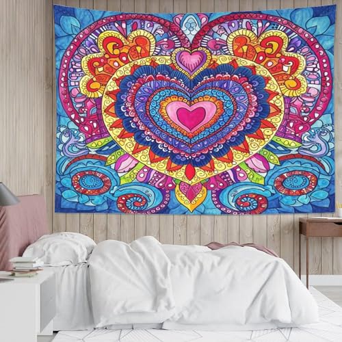 Tapiz de mandala 3D YIFKVOASD para transformar tu salón con un toque suave y acogedor 5