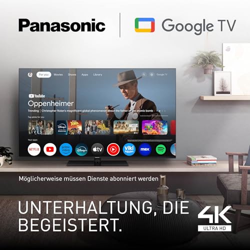 Panasonic TN-55W70AEZ, W70-Serie 55 Zoll 4K Ultra HD LED Smart TV, 2024, Google Assistant, Chromecast, Dolby Vision & Atmos, Gaming-Modus, Bluetooth, für EIN außergewöhnliches visuelles Erlebnis – Bild 4