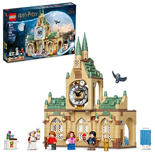 LEGO Harry Potter Hogwarts Szpital Wing 76398 Zestaw budowlany; Fajny, kolekcjonerski, magiczny prezent dla dzieci w wieku 8+ (510 sztuk)