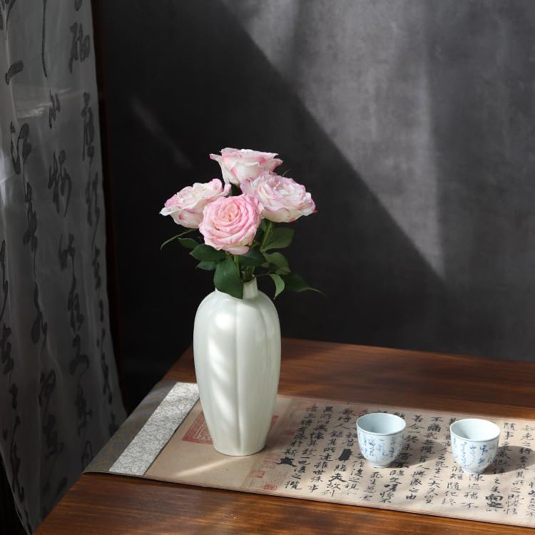 Vaso per Fiori Nuovo Stile Cinese Arredamento per la casa Sala da tè Disposizione dei Fiori Zen Vaso in Ceramica Arredamento Moderno per la casa