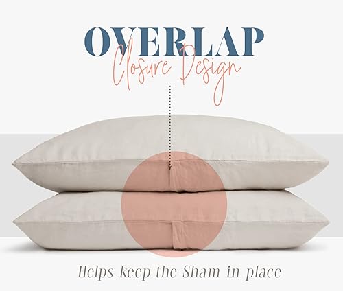 Miniatura 3 de Elegant Comfort Juego de 2 fundas de almohada con diseño plisado, calidad egipcia de 1500 hilos, diseño elegante, fácil cuidado, resistente a las