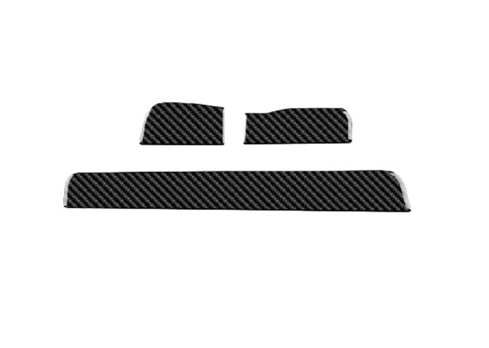 Junoos Black Rhd Car Interior Mouldings Car Dashboard Panel Strip Trim Sticker For Mercedes For Benz Slk R171 2004 2005 2006 2007 2008 2009 2010(Black Rhd)