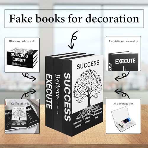 Faux livres de motivation pour décorer une table basse vide - 4