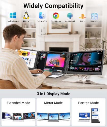 Image of 14 inch Laptop Screen Extender, 3lbs Lightweight & Portable Monitor for Laptop