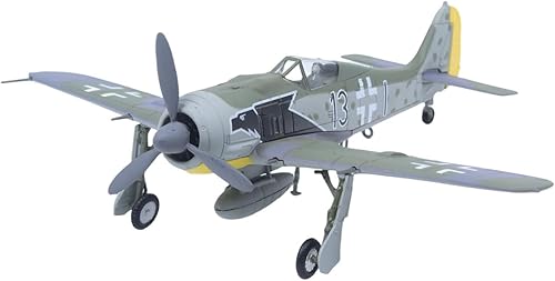 Miniatura 6 de Udnorbay Avión de combate alemán Wulf Fw 190A-8 Modelo de avión de metal 172 Avión militar Modelos avión fundido a troquel