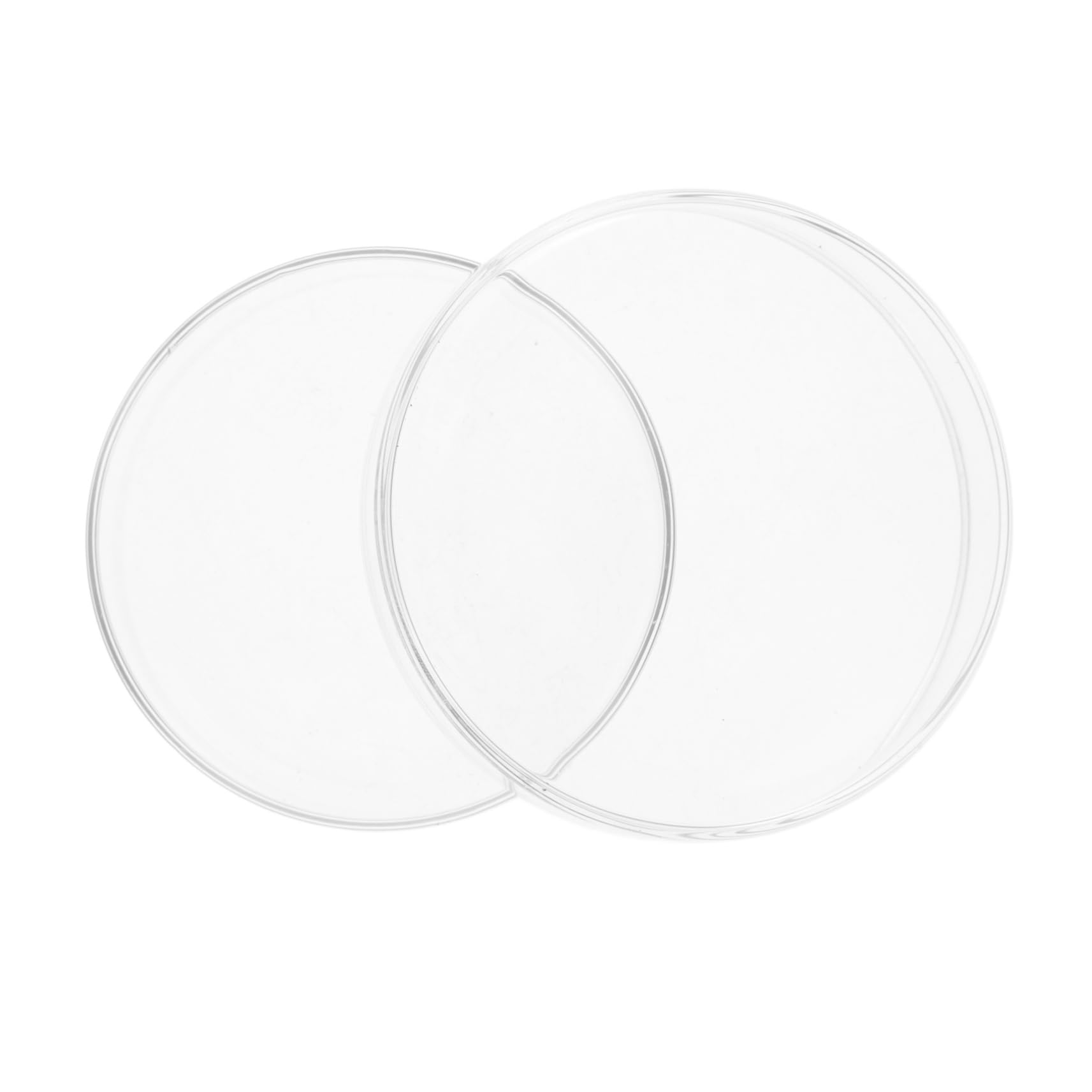 OKUMEYR Glass Petri Dish Culture Dish Petri Dishes Agar Dishes for Mushrooms Laboratory Petri Holder Laboratory Petri Plates Agar Plates Chemistry Petri Dish Petri Tray High Borosilicate