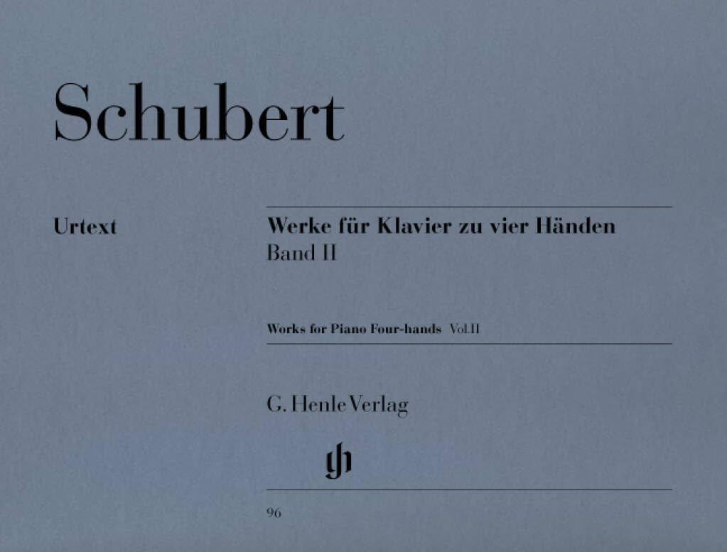 Werke für Klavier zu vier Händen, Band II: Besetzung: Klavier zu vier Händen (G. Henle Urtext-Ausgabe)