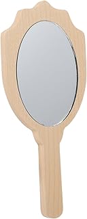 Beatifufu Hand Mirror Handheld Mirror Women Makeup Mirror Vanity Portable Mirror Vintage Style Mirror Handheld Vanity Mirror