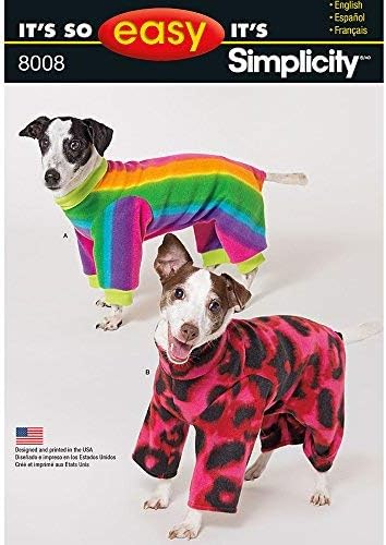 easy fleece dog coat