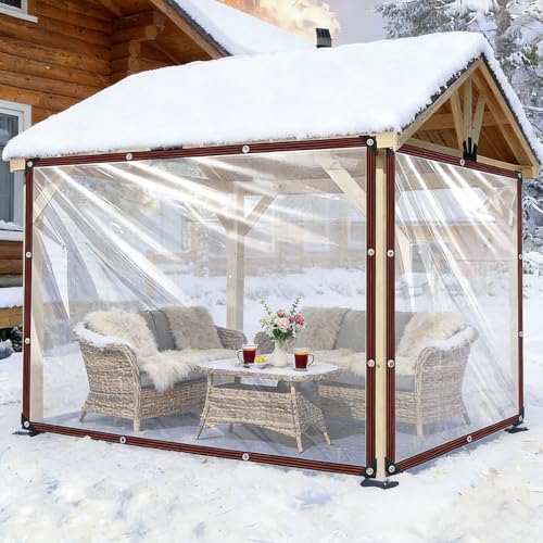 Lona transparente multiusos cover impermeable para exterior y plantas 2