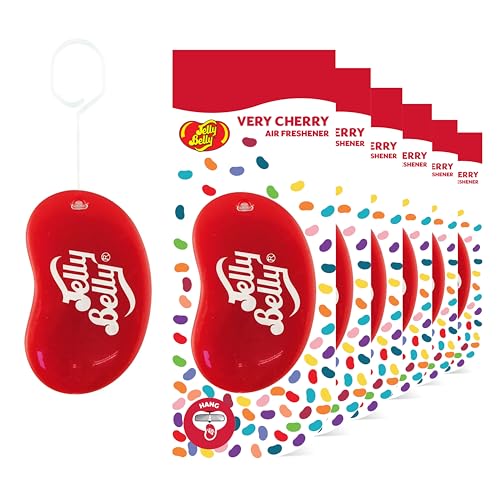 Jelly Belly Very Cherry 3D Car Air Freshener 6 Pack
