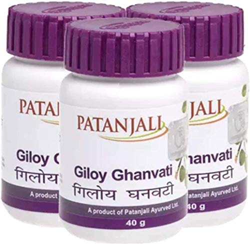 Patanjali Giloy Ghan Vati - 40gm Pack of 5