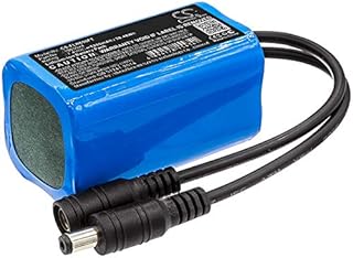 Flujoy 5200mAh/7.4V Replacement Battery for 18650 18650x4