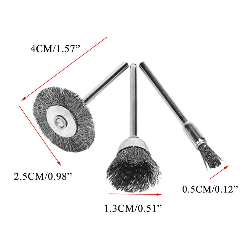 Set Di Spazzole Per Ruote E Tazze Set Di Spazzole Per Ruote E Tazze Set Di Spazzole Per Trapano A Filo Rivestito Kit Di Spazzole Per Pulizia In Ottone Rivestito In Filo - Foto 10