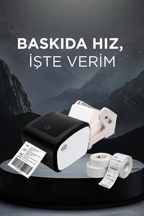 Torima TLP-423X Siyah Direk Termal Adisyon,Fiş,Barkod,Adres,Etiket,Pazaryerleri İle Uyumlu Yazıcı