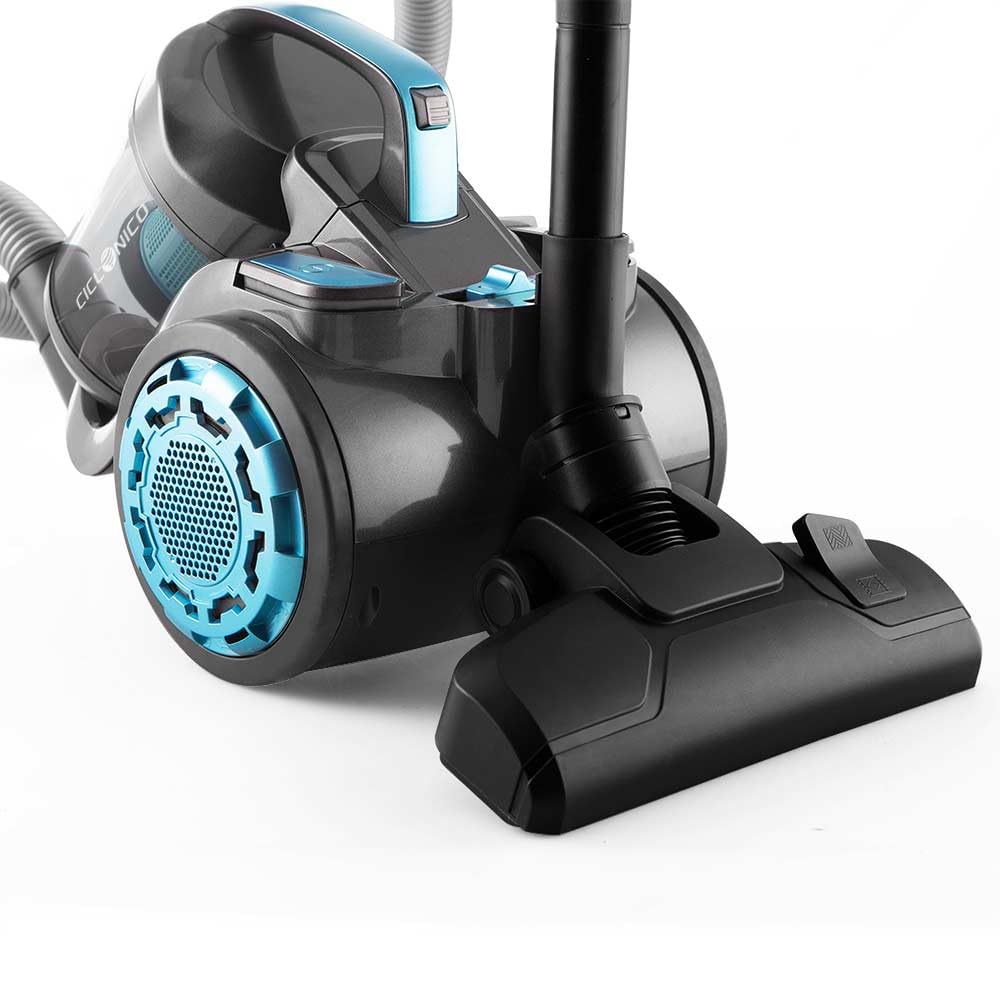 Orbegozo Ap 8030, Aspiradora sin Bolsa, multiciclónica, Filtro HEPA de Alta eficiencia, Tubo telescópico metálico, Cepillo alfombras y Suelos Duros, Boquilla para Esquinas y Ranuras, 800 W