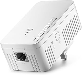 Devolo 8868 WiFi 5 Repeater 1200 up to 1,200 Mbit/s; Mesh WiFi Amplifier, Access Point, WiFi Socket, WiFi Repeater 1x LAN Connection, White