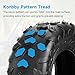 EOPOAYI 145/70-6 145 70-6 Tires Tubeless Compatible with Baja DB30 Coleman Mini Bike CT100U CC100X GMB100 Motovox MBX10 Monster Moto MMB80 99cc 100cc 105cc Minibike KT196 Go Kart ATV Quad 4 Wheeler