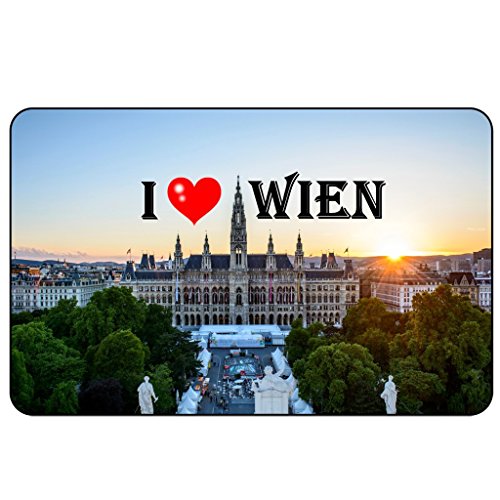 Cadora Magnetschild Kühlschrankmagnet I Love Wien VI