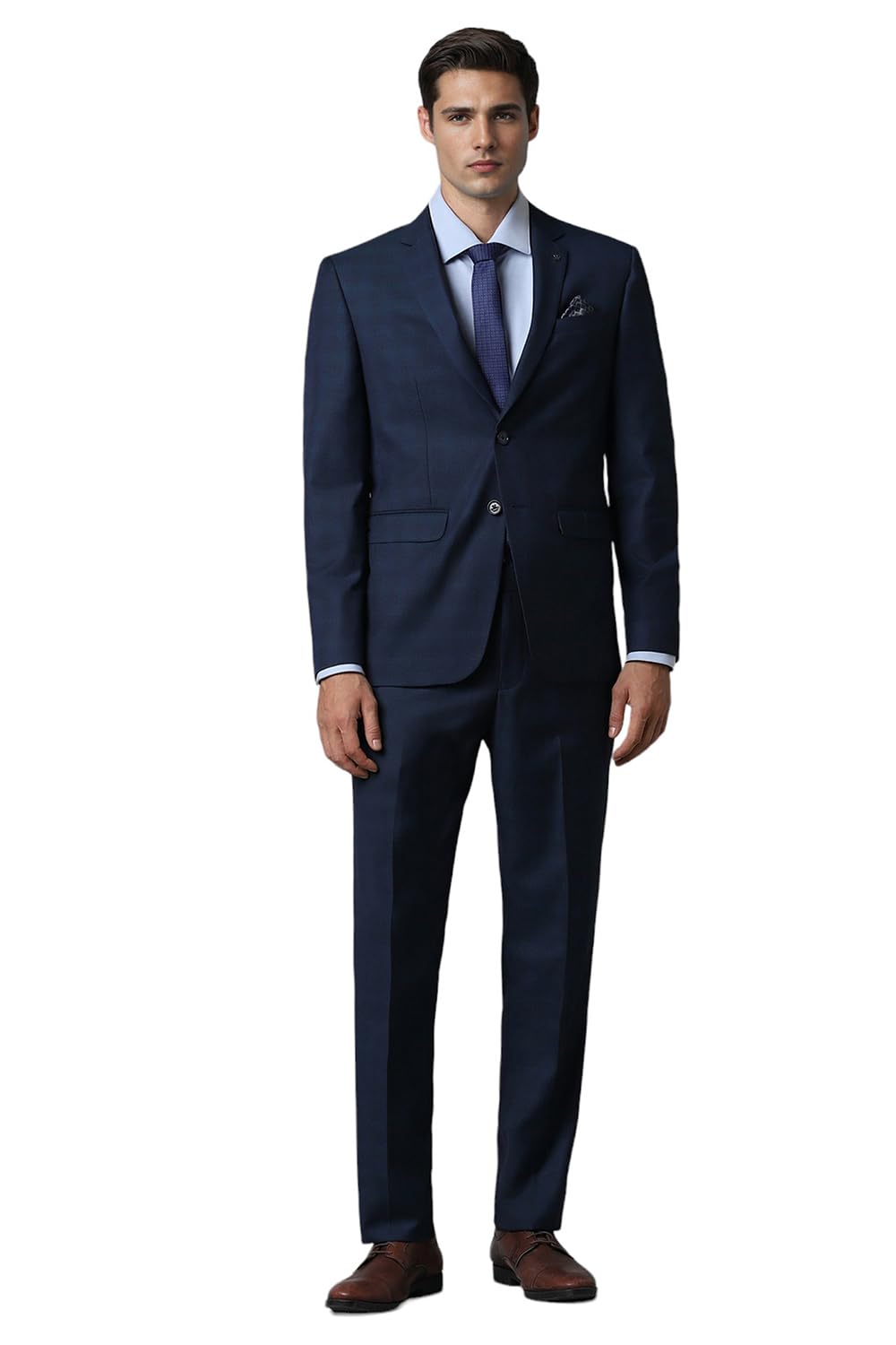 louis philippe Men's Polyester Blend Two Piece Suit-Dress Set-picture-22
