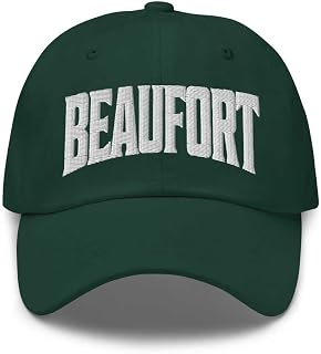 Beaufort Baseball Cap Beaufort Dad Hat South Carolina SC Hat Embroidered Souvenir