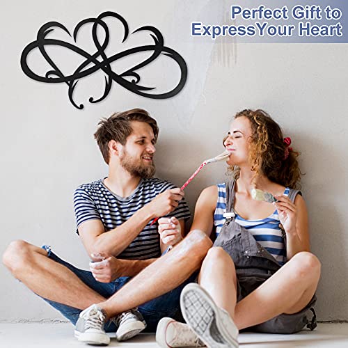 icyant Hartvormige Metalen Wanddecoratie, Infinity Hart Stalen Wanddecoratie, Gepersonaliseerd Metalen Kunst Liefde… - Image 7