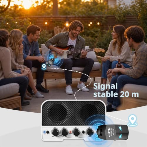 JOYO Système Sans Fil Guitare 2.4 GHz 4 Canaux Rechargeable JW-03 – vue 6