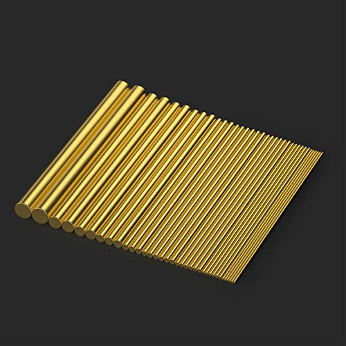 Favordrory FAVORDRORY---BRASS 36 Pieces Brass Round Rods thumb #5
