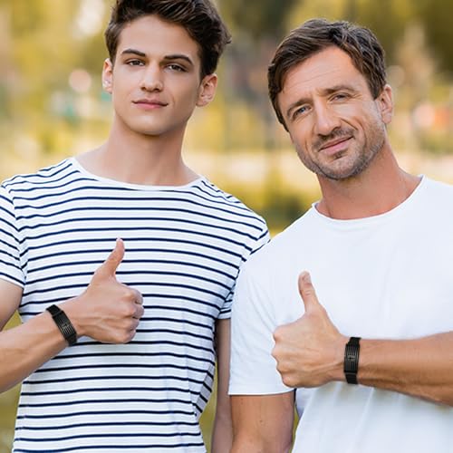 Pulsera ajustable de acero inoxidable para hombres miniatura 3
