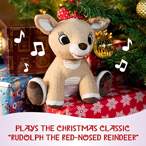 Kids Preferred Rudolph The Red-Nosed Reindeer Light Up Musical Clarice Stuffed, Soft Crinkle, Christmas Holiday Toy, Boys & Girls 0 And Up, 9.5 Inches #TOP2