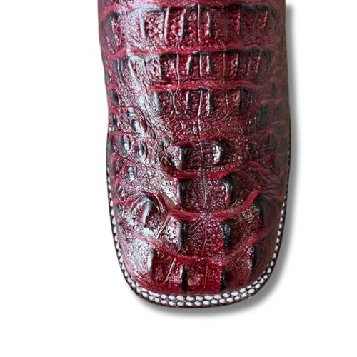 Image of Men's Alex Western Cowboy Boots Square Toe Pull On