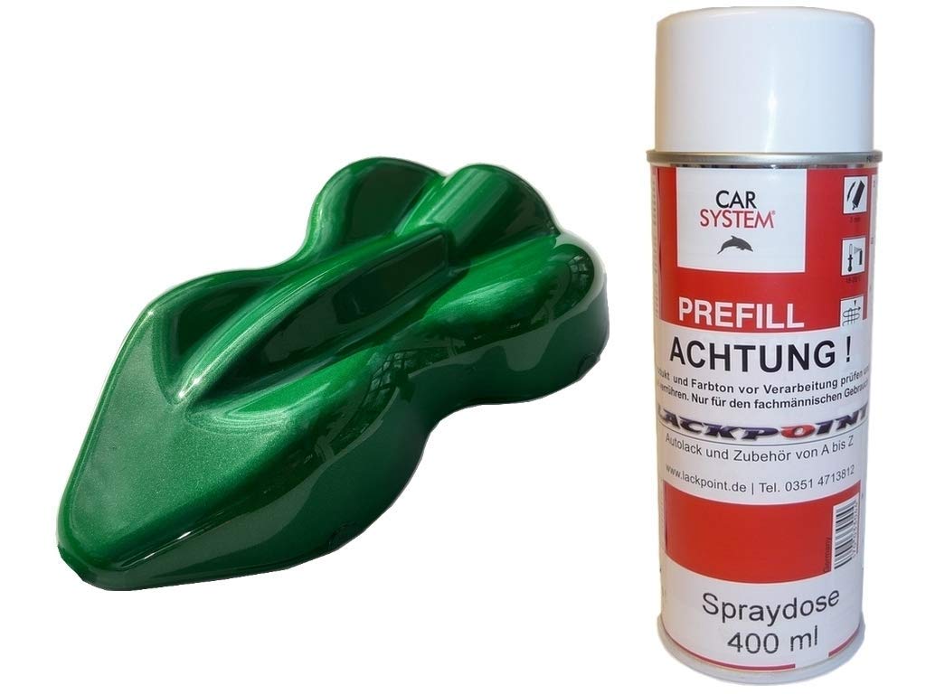 MG PRIME Vernice Per Auto Kit Bombolette Spray 2K Per Fiat 376/A Verde Ulivo Bomboletta A Spruzzo Vernice Di Base 2 Componenti Vernice Trasparente