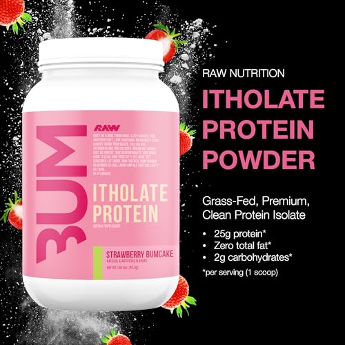 image for RAW Whey Isolate Protein Powder, Strawberry BumCake (CBUM Itholate Pro