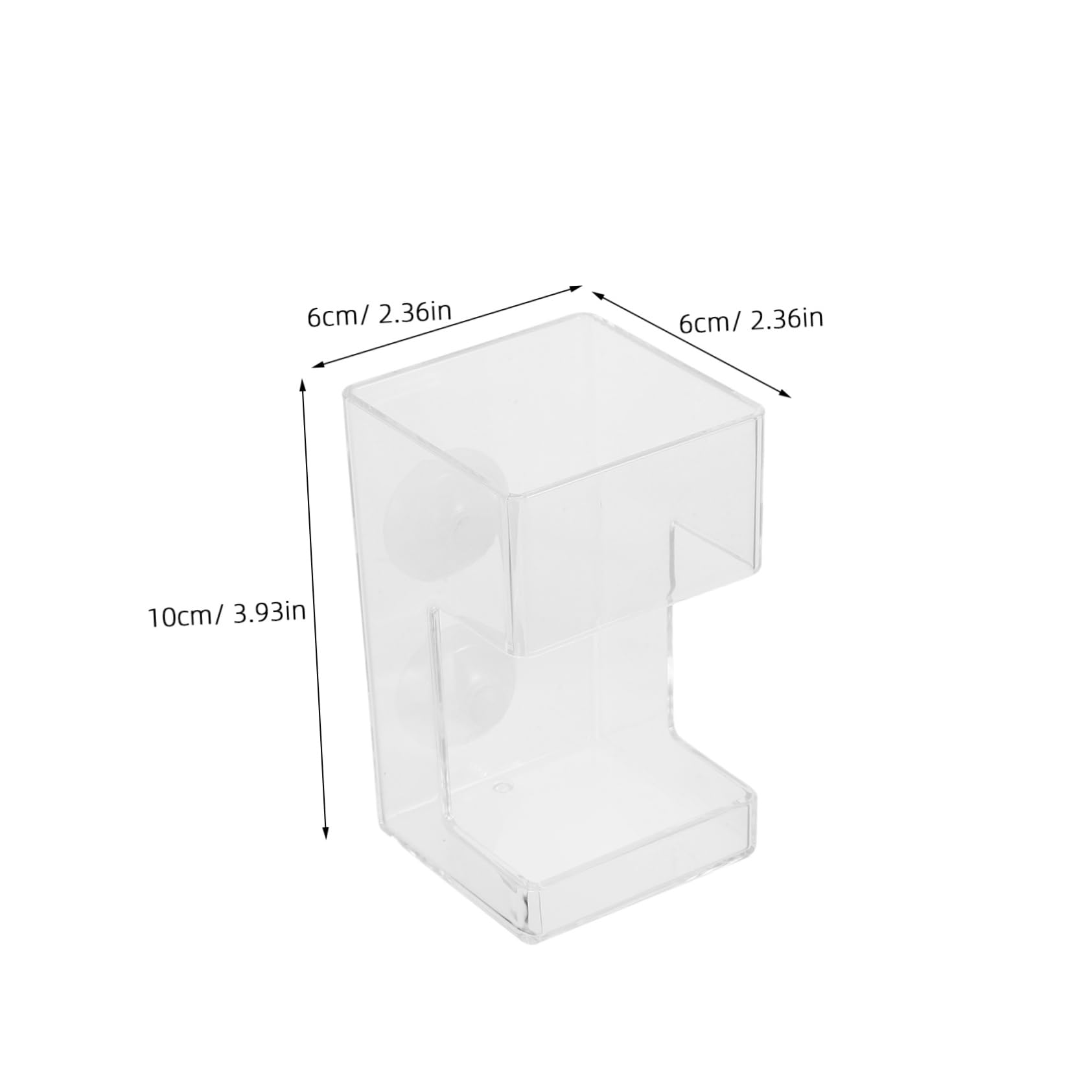 Generic Fish Feeder with Suction Cup Automatic Aquarium Feeder for Fish Tanks Precision Controlled Food Dispenser with Storage Compatible with Various Aquarium