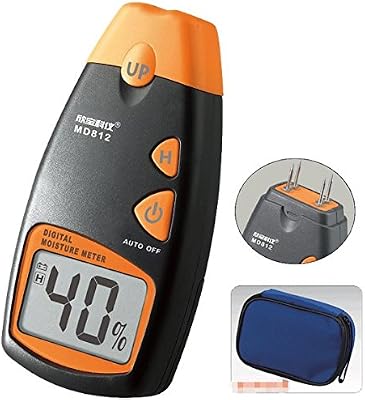 MeterTo MD812 Wood Moisture Meter, Measuring Range: 5%~40%